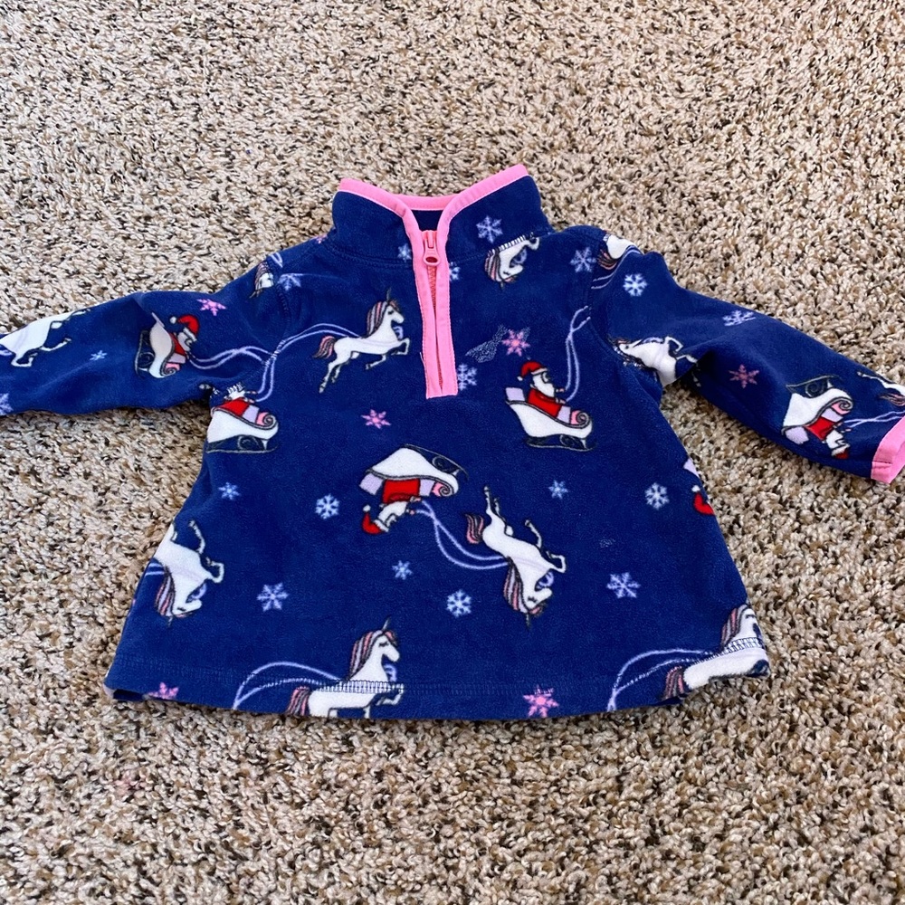 Fleece sweater top